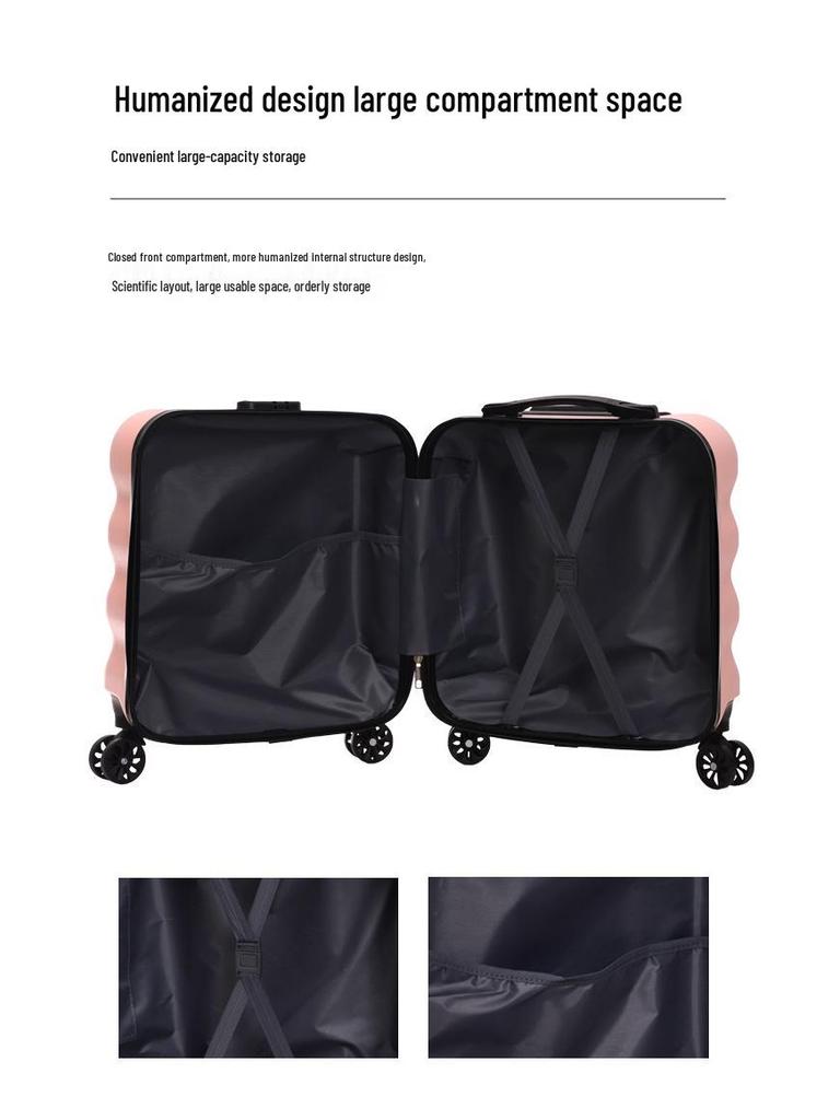 Children's Fashion Cartoon Trolley Case with Universal Wheels & Combination Lock