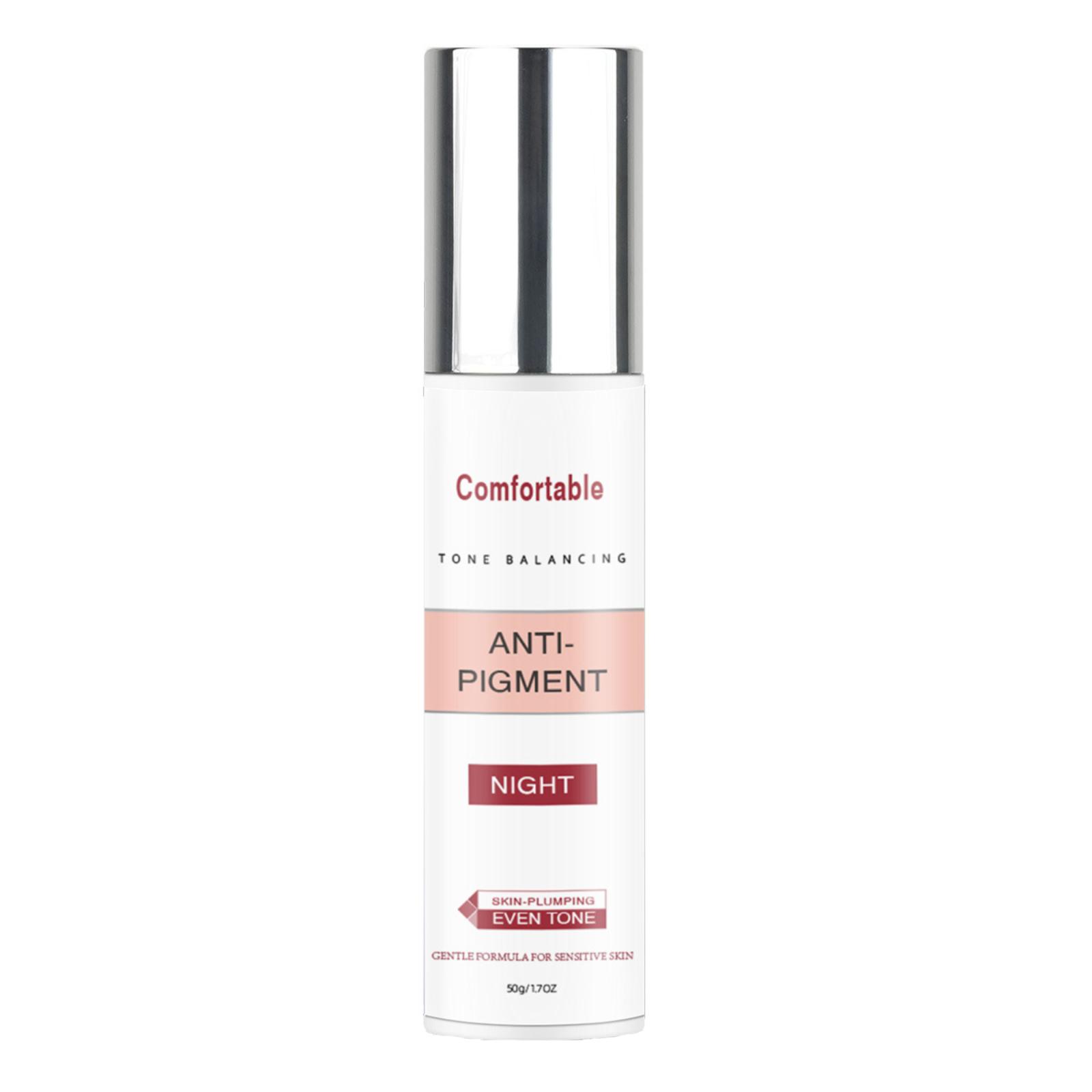 Shea Butter Night Cream Brightens And Whitens The Skin, Evenly Blemishes, And Provides Night Care And Brightening белый