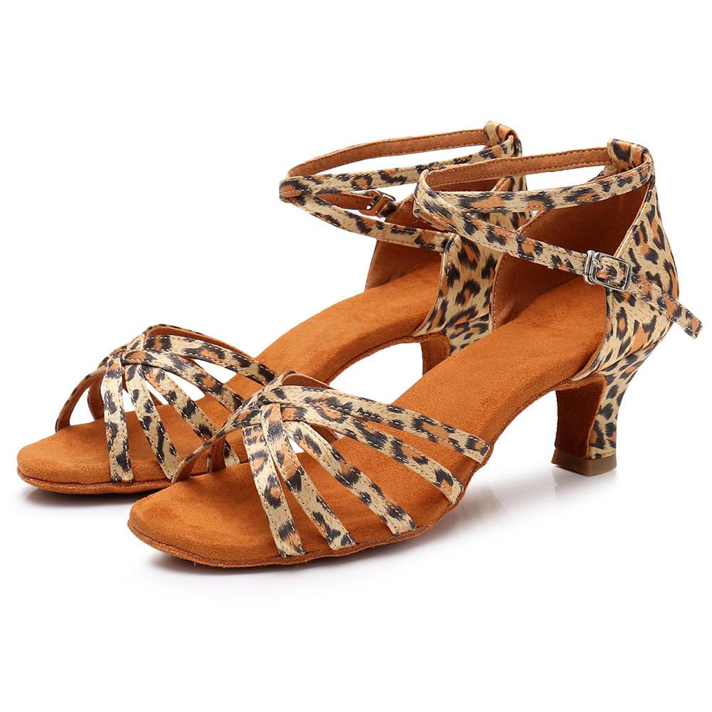 Frauen Ballsaal Latein Tango Tanzschuhe Salsa High Heels 5CM