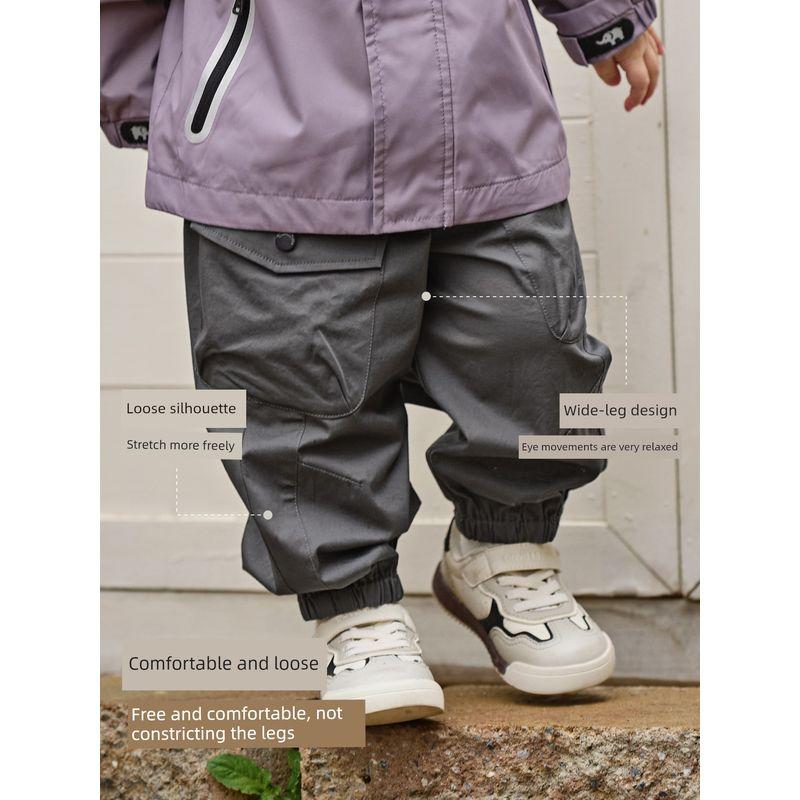 David Bella Children's Pants 2026 Spring New Boys' Jogger Pants Long Casual Sports Stylish Cargo Pants
