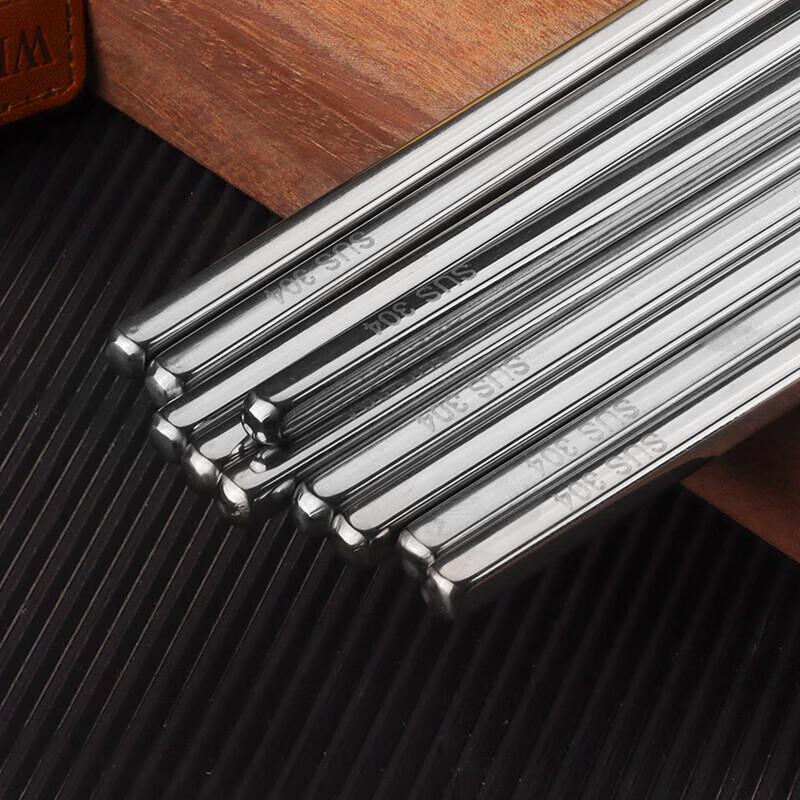 Four Seasons Fireworks 304 Stainless Steel Chopsticks (5-Pair Set)