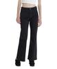 Limited Edition SATIN FLARE STRETCH PANTS Women's S 010 Black 783-4910604
