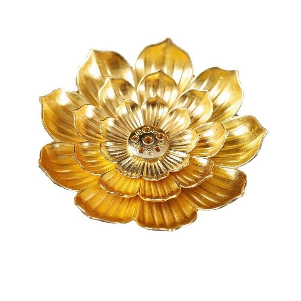 6 Löcher Räucherstäbchenhalter 2/3 Schicht Lotus Aromatherapie Ständer Räuchergefäß Yoga Studios