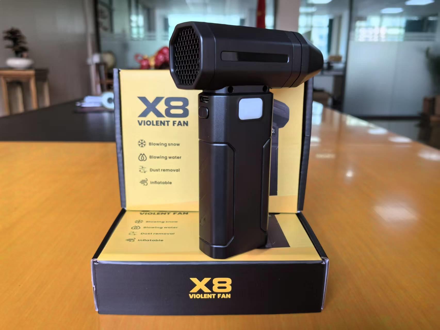 Cross X8 X9 High-Speed Brushless Mini Handheld Turbine Fan Duster 93*38*220