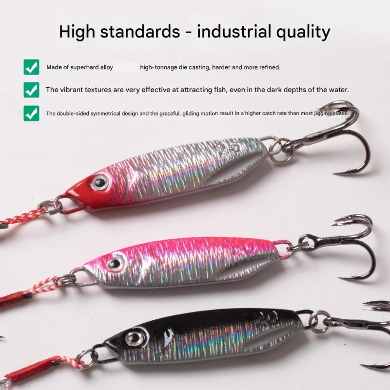 10/15/20/25/30g Metal Cast Jigging Spoon Lure Sinking Fishing Baits High Reflective Baits Casting Jigs Fishing Tackle