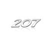 3D Metal Sticker 207 CC RC Emblem Decoration Rear Trunk stickers For s333 Car Styling 333s