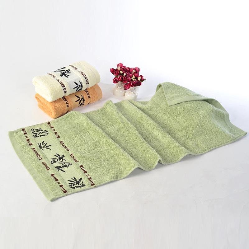 Custom Logo Lint-Free Bamboo Fiber Jacquard Washcloth - Soft, Absorbent, Embroidered Towel