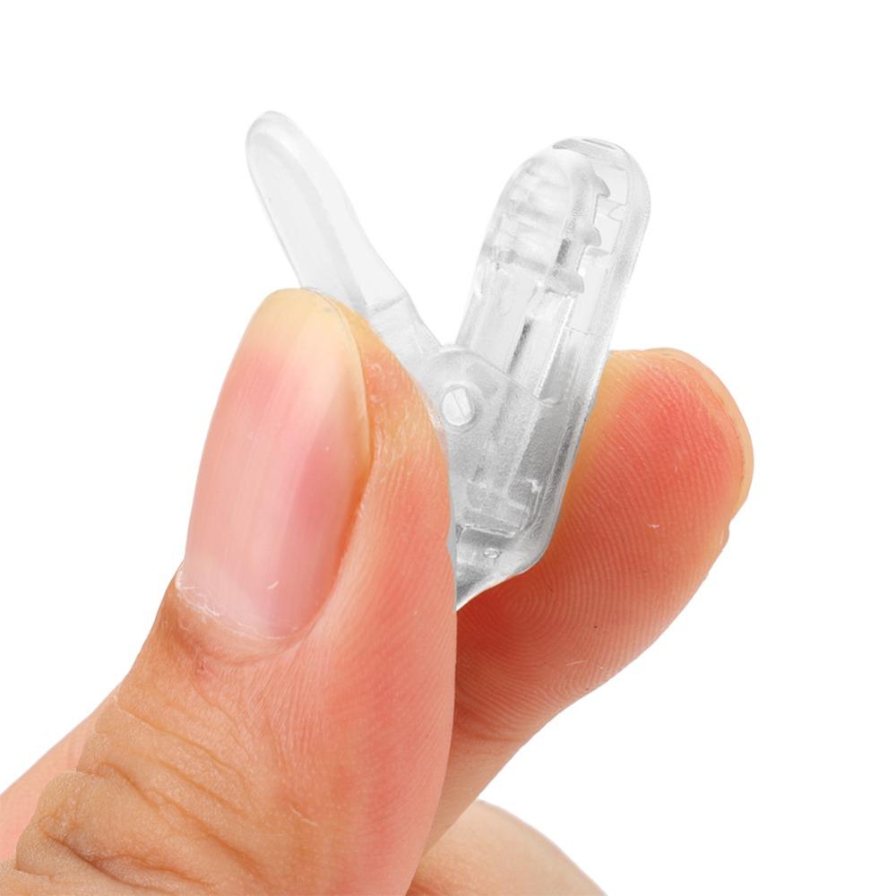 20 Pcs/Set Transparent Tent Clip Hook Plastic Tent Pull Point Durable Tarp Clips  Outdoor Camping