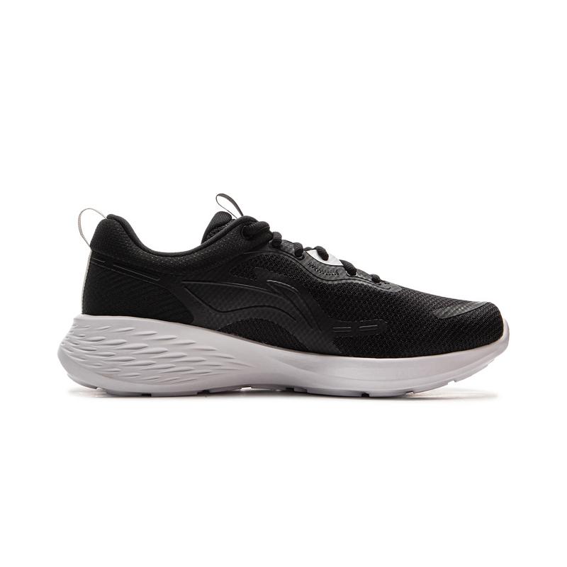 Li-Ning Comfortable Versatile Non-Slip Wear-Resistant Low-Top Casual Running Shoes Men Sneakers Black White ARSV121-4