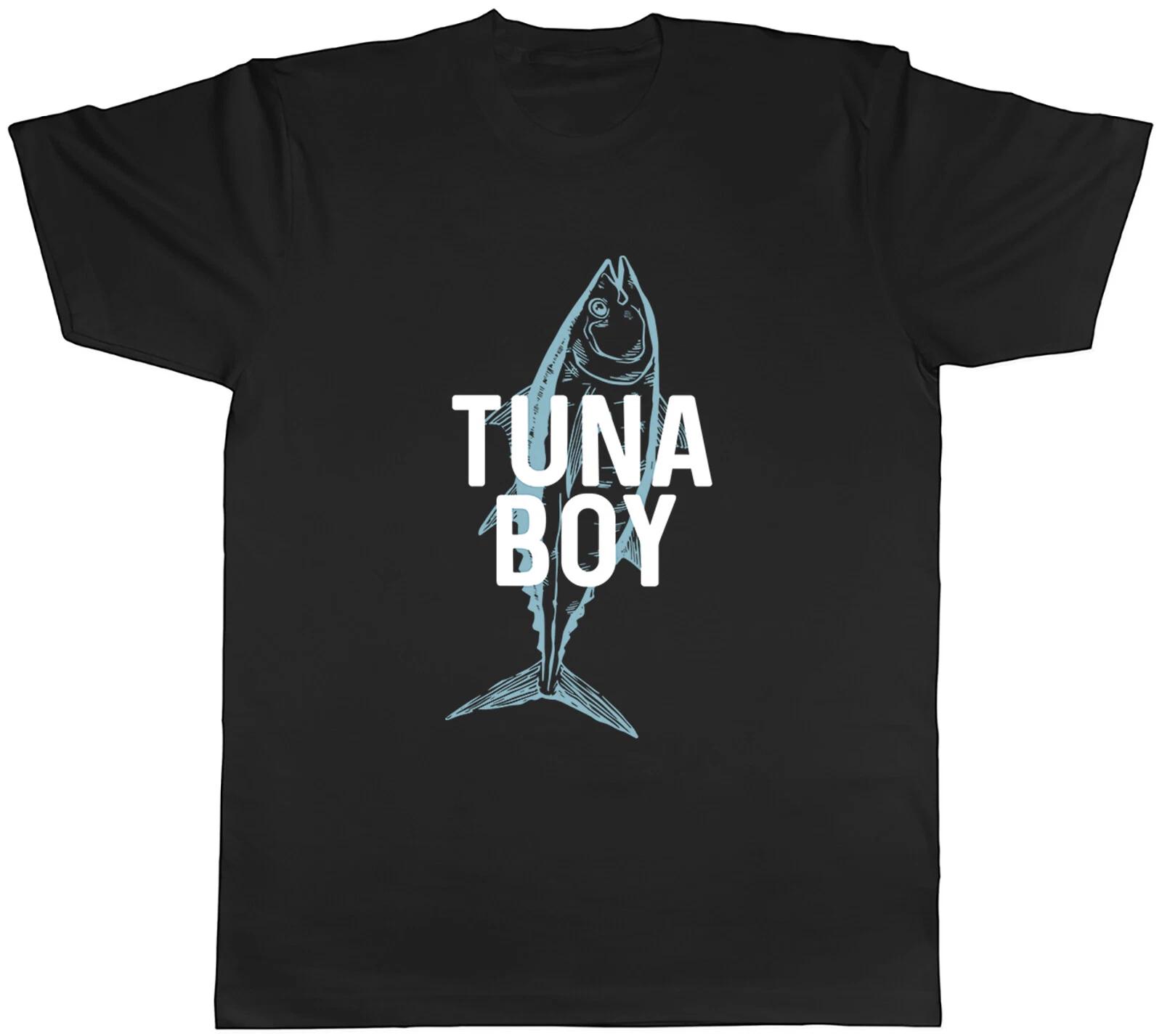 Tuna Boy Mens T-Shirt World Tuna Fish Day Tee Gift L