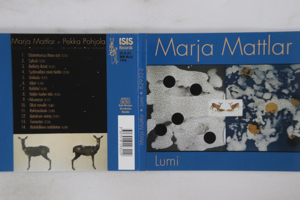

CD MARJA MATTLAR - Lumi 829322 BUDA MUSIQUE 1996 France Rock Used