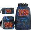 "¡VAMOS ESPAÑA" Spain Themed 3Pc Backpack Set Boy Girl Student Fashion Mini Crossbody Bag and Pencil Case Suit Unisex Mochilas
