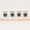 S925 silver needle exquisite cute little animal owl night owl small stud earrings Korean version of girlish ears