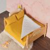 12-inch Dollhouse Bedding: Handmade Fabric Sheets & Quilts for BJD Dolls