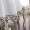 Neue Country-Leinen-Tischdecke, weiße Tischdecke im pastoralen Stil, runde Spitze-Tischdecke