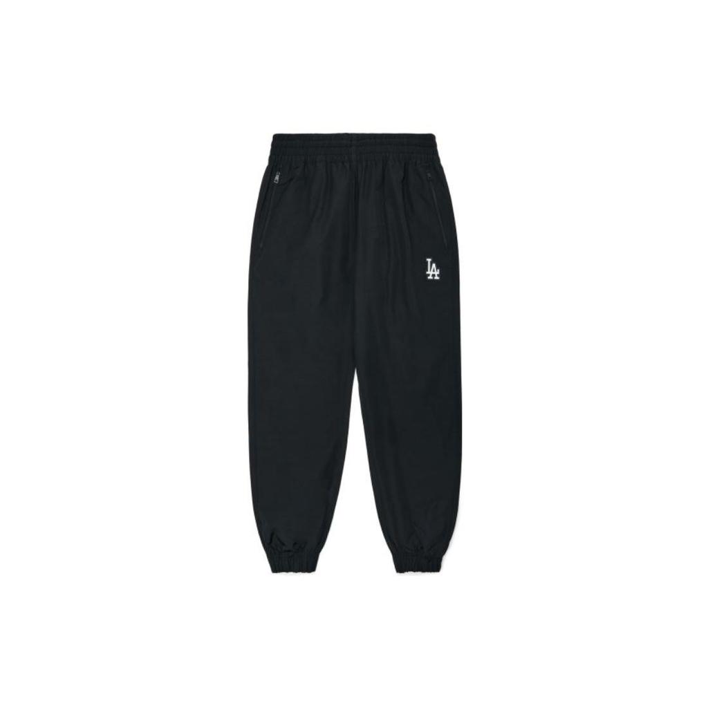 MLB Solid Color High Waist Sweatpants Women Bottoms Black 3FWPB0124-07BKS
