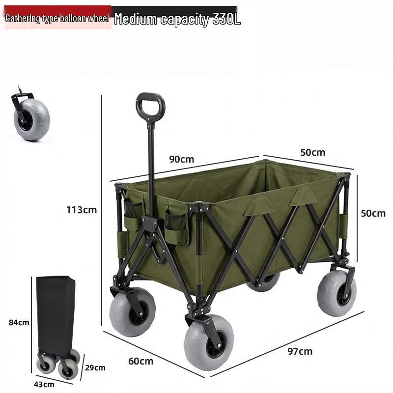 Folding Outdoor Camping Utility Cart