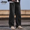 JEEP SPIRIT Men's Wide-Leg Straight Denim Jeans
