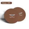 Car Styling Coaster Mat Water Cup Non-Slip Pad For New Bentley Flying Spur Continental GT Bentayga Mulsanne Auto Accessories