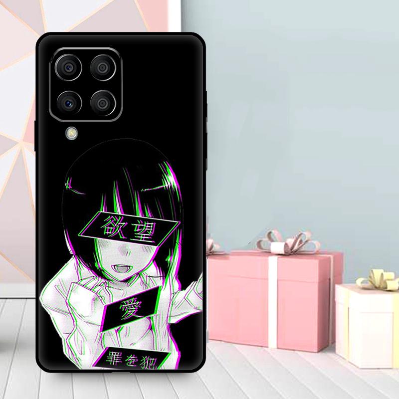 SAD JAPANESE ANIME AESTHETIC Case For Samsung Galaxy M16 M31 M21 M13 M33 M53 M15 M35 M55 M36 M56 M12 M32 M52 M14 M34 M54