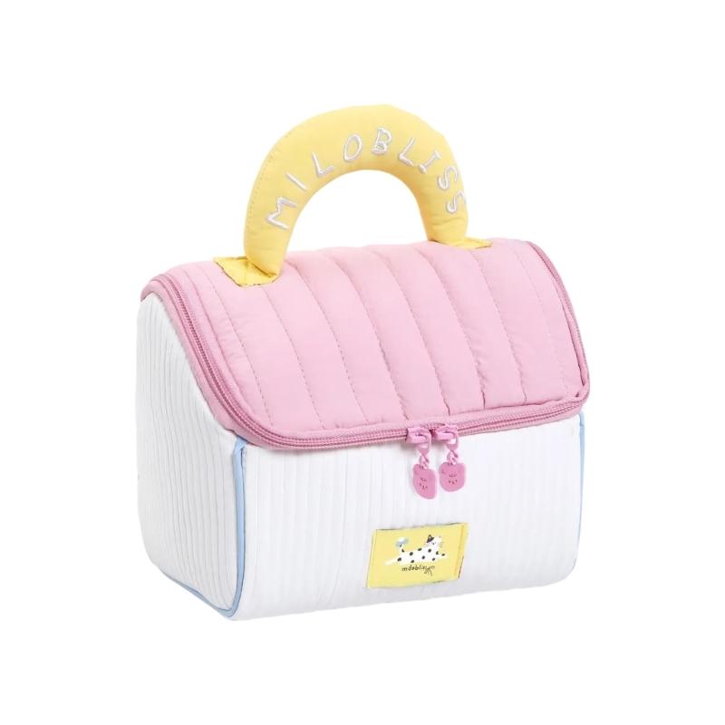 Handheld Makeup Bag Travel Cosmetic Bag Large Capacity Toiletry Bag Wash Bag Lovely House Skincare Storage Bag
