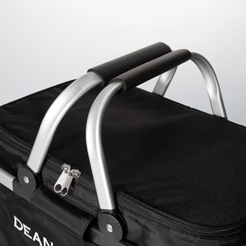 DEAN & DELUCA Aluminum Handle Cooler Bag, Black
