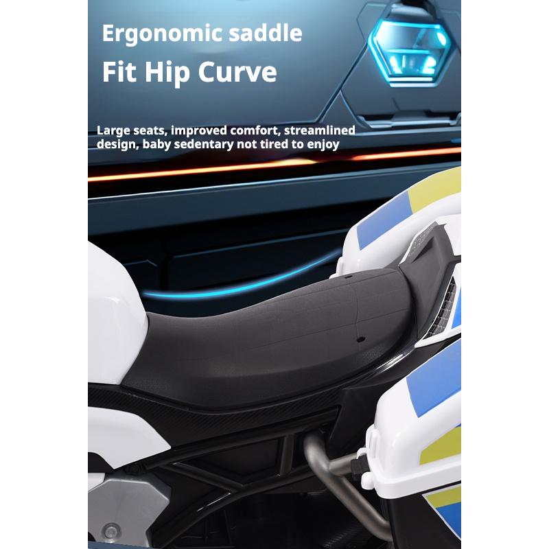 Çocuk Elektrikli Motosiklet Çift Sürücülü Çocuk Arabası Uzaktan Kumandalı Bluetooth Müzik LED Işık, Erken çocukluk eğitimi fonksiyonu