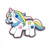 Cute Cartoon Unicorn Flower Clog Buckles - Removable & Soft Rubber Garden Shoe Decorations