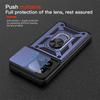 KEYSION Shockproof Armor Case for Realme GT 7 Pro Slide Camera Lens Protection Ring Stand Phone Cover for OPPO Realme GT 7 7T 5G