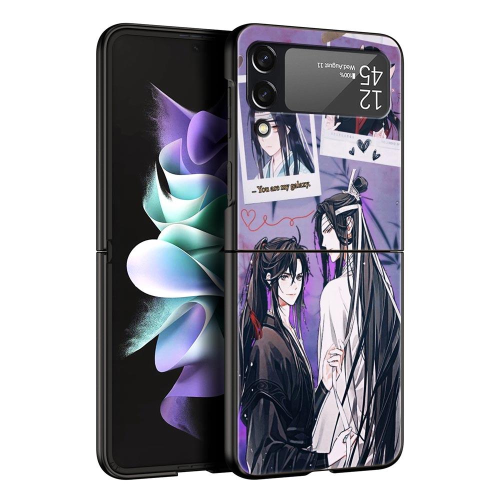 

Чехол для телефона Samsung Z Flip 3 5G Z Flip 4 с принтом аниме Мо Дао Цзу Ши MDZS, Черный Жесткий Корпус, Обложка для Galaxy ZFlip3 ZFlip5, Складной, Роскошный Galaxy Z Flip 5