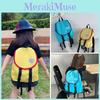 Color Solid Childrens Backpack Canvas Large Capacity Curved Straps Shoulder