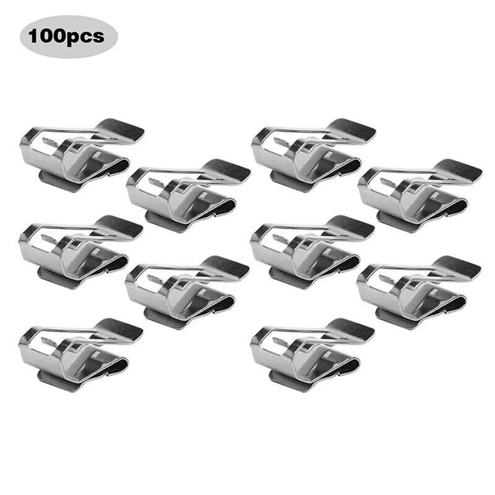 Photovoltaic Cable Clips 2050 PCS Stainless Steel Edge Clip Solar Cable Tie for Cable Management and Protection On Solar Panels