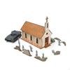 DIY Wooden Building Kit Desktop Ornament Gift Handmade Architecture Toy Home Decor Creative Sturdy