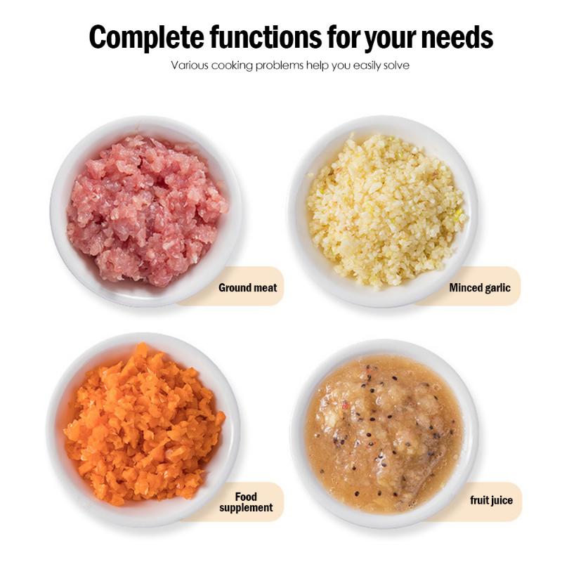 500/900ML Vegetable Cutter Chopper Garlic Chopper Manual Rotate Slicer Fruit Garlic Crusher Kitchen Gadget Blenders Meat Grinder