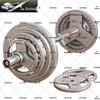Jia Zhisheng 100kg Baked Paint Olympic Barbell Set