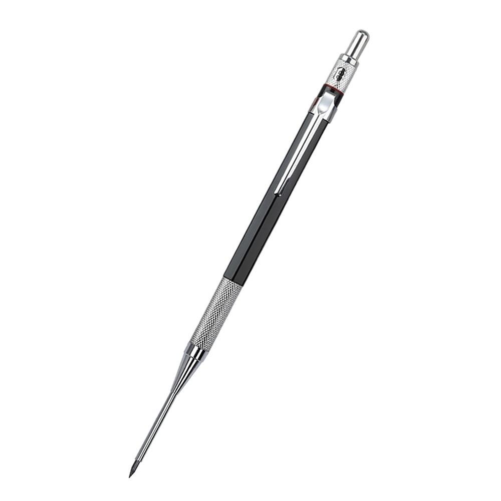 Metal Body Deep Hole Marking Pencil 2.0mm Automatic Pencil  Engineer Drafting