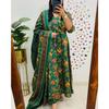 Indian Party Wear Top Tunic Kurti Pant Dupatta Set Women Designer Anarkali Suit VF-3001