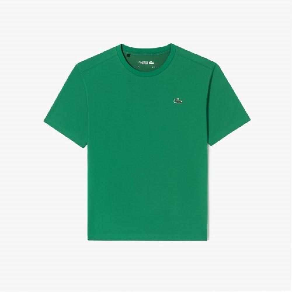 

LACOSTE Common Coolmax Текстурированная футболка с коротким рукавом [Зеленый]