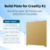 235x235 Strukturierte PEI Creality K1 Druckplatte K1C Druckbett H1H PEO Glattes Magnetisches Blech Für 3D-Drucker Ender 5 S1 Ender 3 V3 Se Platte