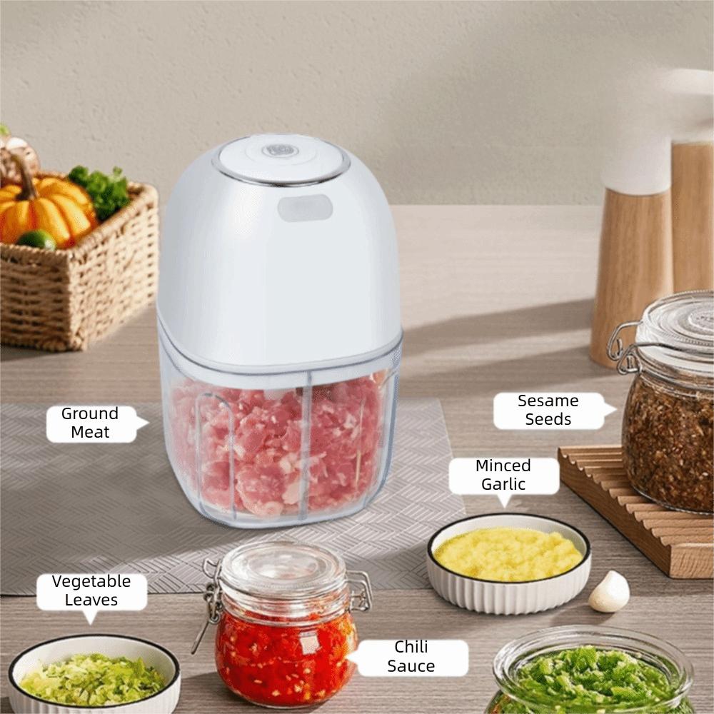 350 ML Electric Meat Grinder Transparent Food Processor Kitchen Mixer Kitchen Blender  Baby Food