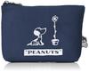 Sifre Cute Snoopy Canvas Pouch PN123 Peanuts Snoopy Navy Free Size 7115-M Women's