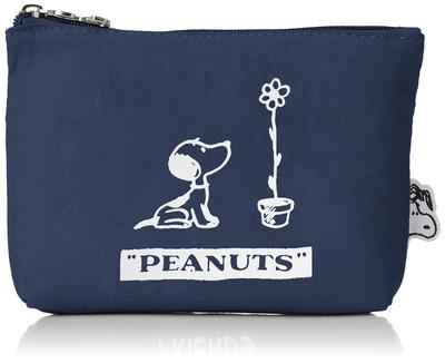 Sifre Cute Snoopy Canvas Pouch PN123 Peanuts Snoopy Navy Free Size 7115-M Women's
