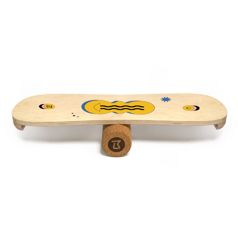 Wood Balance Board (BW Board Smile) Balance Exercise Equipment