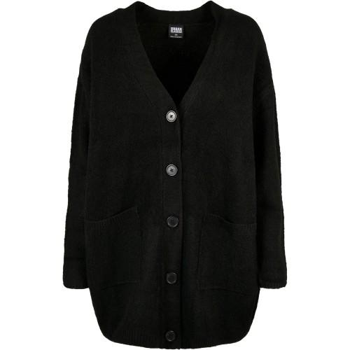 Urban Classics Womens/Ladies Fluffy Chunky Knit Cardigan