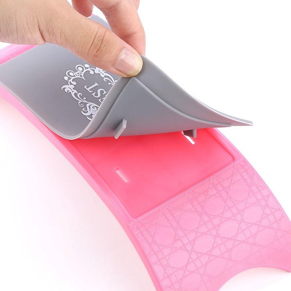 Foldable Nail Cushion Manicure Tools Washable Silicone Hand Pillow Arm Wrist Rest Holder  Home