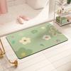 Small Fresh Household Absorbent Mat Bathroom Floor Mat Cartoon Toilet Mouth Absorbent Foot Mat Toilet Non slip Mat Quick Dry