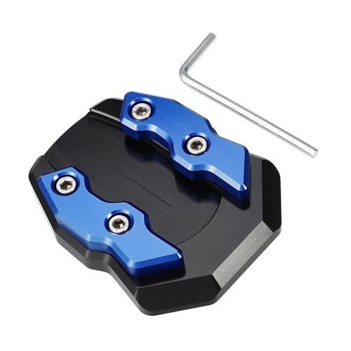 

BULLSPANN Подставка для мотоцикла, накладка из алюминиевого сплава, совместимая с Honda Adv-160 2022, удлинитель для велосипеда, поддержка ног с гаечным ключом, черный, синий, 1 S