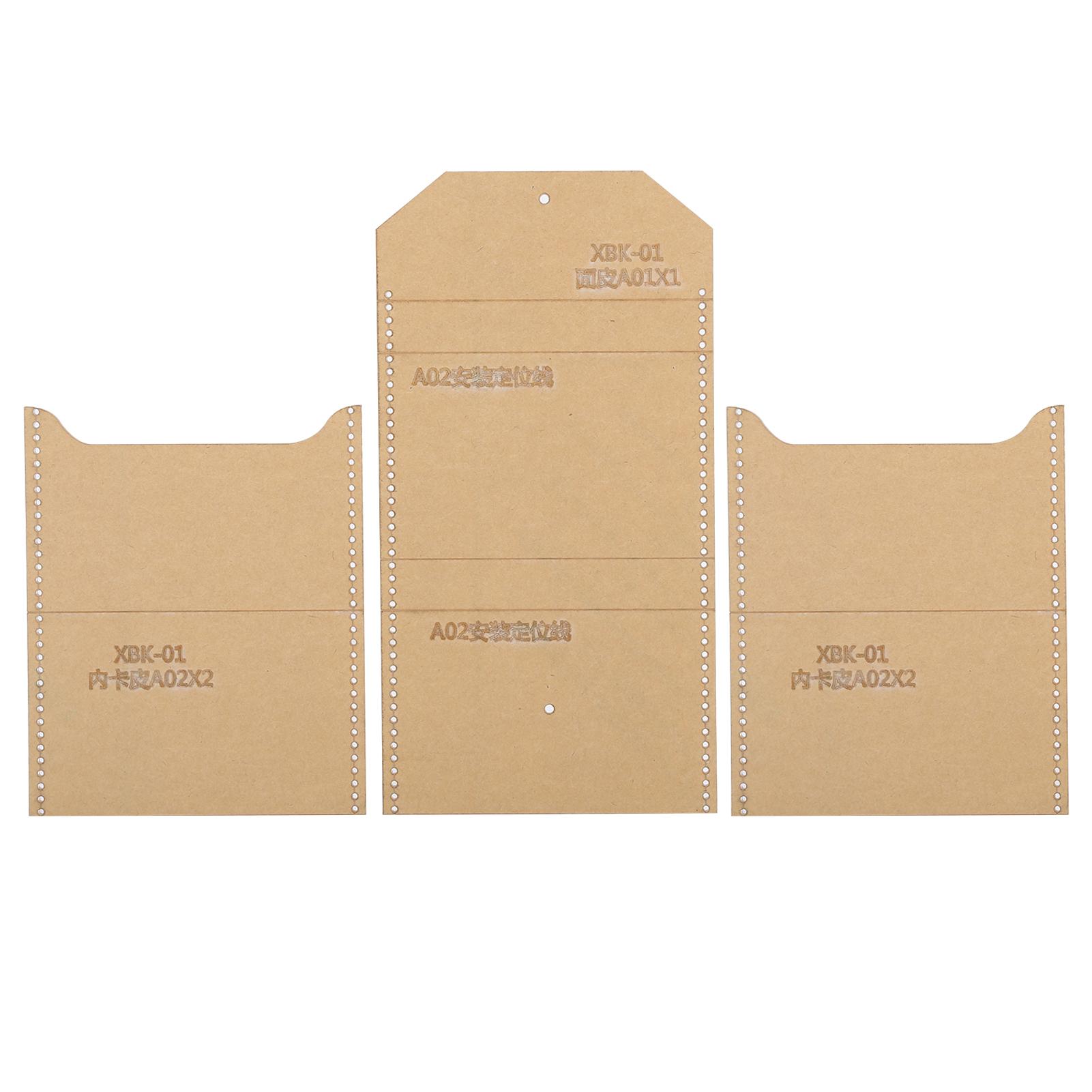 

Прозрачный акриловый шаблон для кошелька, набор чертежей, инструмент для ручного изготовления кожи своими руками