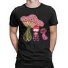 Mens Mushrooms Girl Yayoi KKusama T Shirt Pure Cotton Clothing Vintage Short Sleeve Crew Neck Tees New Arrival TShirts