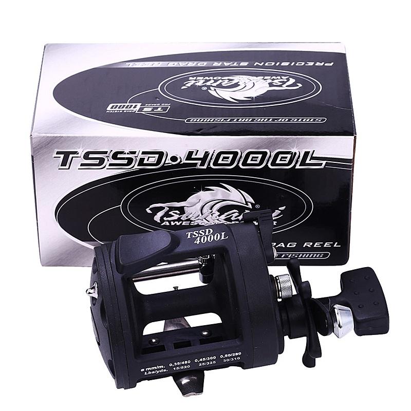 

Троллинговые катушки Катушка дурм-типа для прибрежной и морской воды Катушка для морской и пресной воды 4000